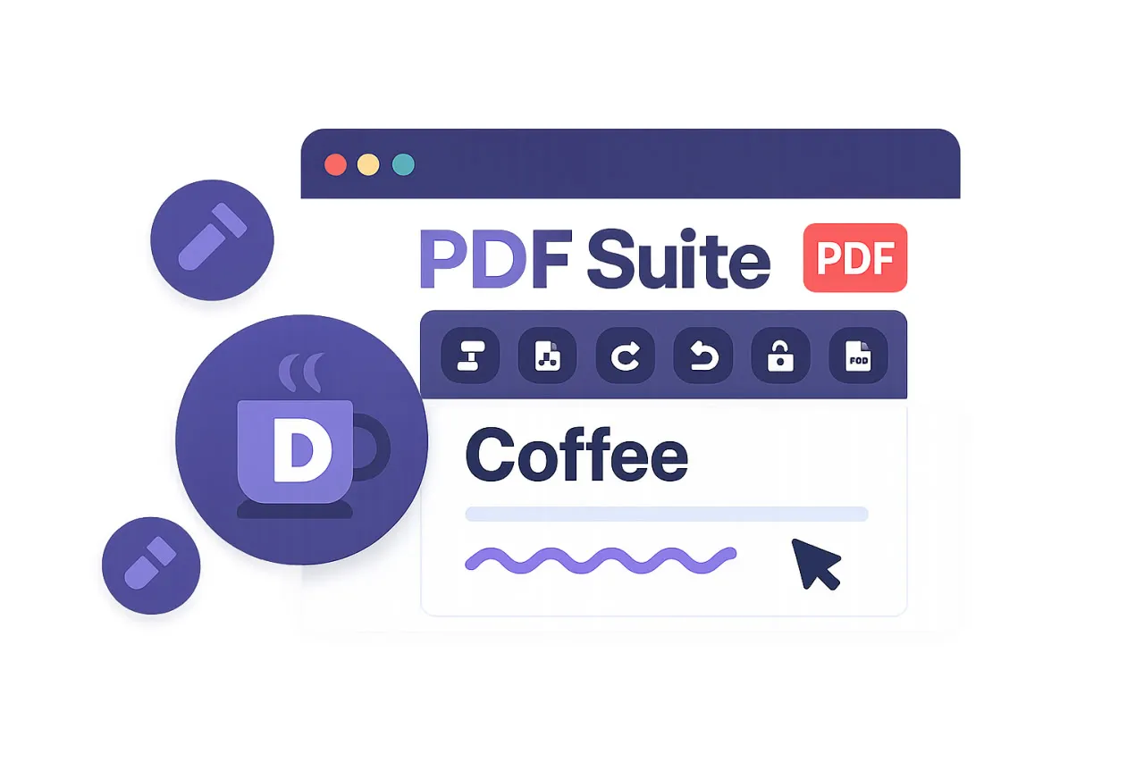 Dicoffeean PDF Suite — Kompres, Gabung, & Convert PDF Online