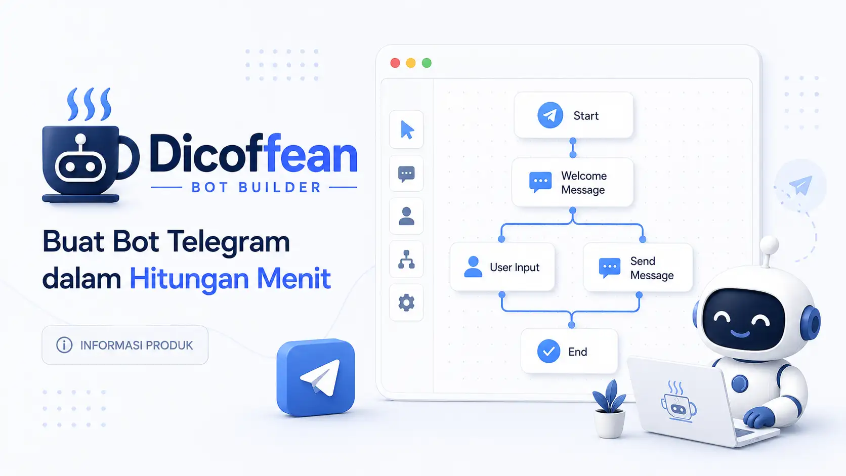 √ Telegram Bot Builder - Buat Bot Telegram Tanpa Coding
