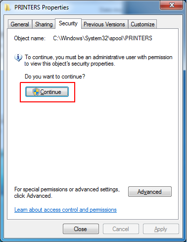 Mengatasi Access is Denied Add Printer via Local Port