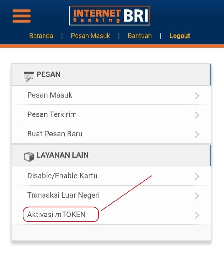 Cara Aktivasi M-Token BRI Internet Banking