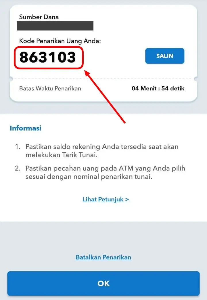 Kode Penarikan BRImo Baru